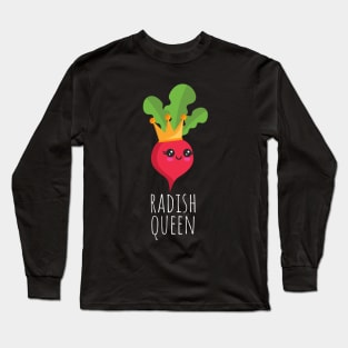 Radish Queen Kawaii Long Sleeve T-Shirt